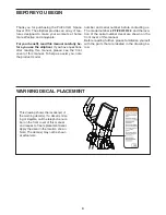 Preview for 4 page of ProForm Space Saver 700 User Manual