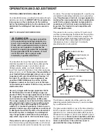 Preview for 9 page of ProForm Sport 1200 User Manual