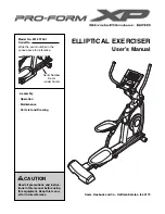 Предварительный просмотр 1 страницы ProForm StrideClimber 831.23745.1 User Manual