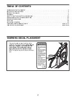 Предварительный просмотр 2 страницы ProForm StrideClimber 831.23745.1 User Manual