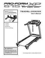 Предварительный просмотр 1 страницы ProForm Trainer 831.24745.2 User Manual