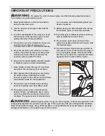 Preview for 3 page of ProForm Trainer Cycle GR 90 User Manual