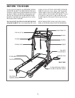 Предварительный просмотр 5 страницы ProForm TREADMILL 831.24623.0 User Manual