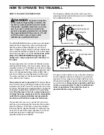 Preview for 8 page of ProForm TREADMILL 831.297461 User Manual