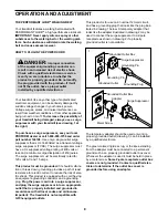 Preview for 8 page of ProForm TREADMILL PFTL59610 User Manual