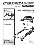 Preview for 1 page of ProForm Weight Loss XP 620 User Manual