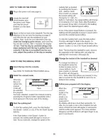 Предварительный просмотр 10 страницы ProForm XP 542e User Manual