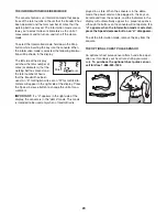 Preview for 20 page of ProForm XP 550s User Manual