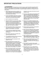 Preview for 3 page of ProForm XP 580 User Manual