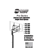 Preview for 1 page of PROformance Hoops Pro 448 Installation & Owner'S Instructions