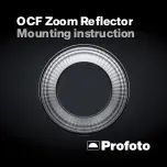 Profoto OCF Zoom Reflector Mounting Instruction preview