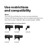 Preview for 4 page of Profoto OCF Zoom Reflector Mounting Instruction