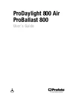 Предварительный просмотр 1 страницы Profoto ProBallast 800 User Manual