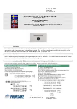 Preview for 1 page of PROFSAFE DEP250 User Manual