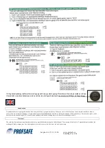 Preview for 2 page of PROFSAFE DEP250 User Manual