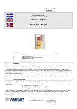 Предварительный просмотр 1 страницы PROFSAFE SS 3492 User Manual