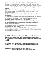 Preview for 4 page of ProFusion PH-9100WRN Owner'S Manual