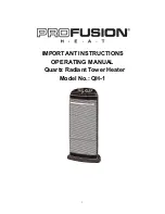 ProFusion QH-1 Important Instructions & Operating Manual preview