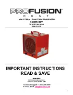 ProFusion SHAG-L03F Owner'S Manual preview