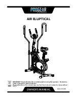 Preview for 1 page of Progear Fitness Air Elliptical Owner'S Manual