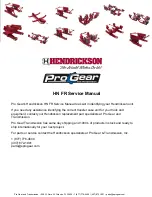 ProGear Hendrickson HN 422FR Service Manual предпросмотр