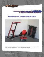 Предварительный просмотр 1 страницы ProGear TopSide Creeper Assembly And Usage Instructions