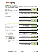 Preview for 9 page of Progeny P1 Stand Alone Manual