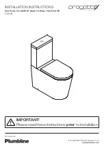 Preview for 1 page of Progetto Evo Plus 70 Comfort Installation Instructions