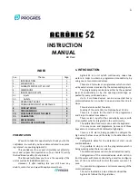 Progres AGRONIC 52 Instruction Manual preview