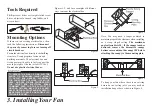 Preview for 6 page of Progress Lighting AirPro Claret P250007 Installation Manual