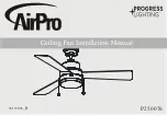 Progress Lighting AirPro P250076 Installation Manual preview