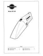 Предварительный просмотр 1 страницы Progress UB143 Instructions For Use