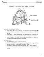 Предварительный просмотр 25 страницы Progression Fitness PRO 8005 Owner'S Manual