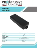 progressive automations FLTCON-1 Datasheet предпросмотр