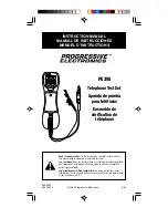 Preview for 1 page of Progressive Electronics PE395 Instruction Manual