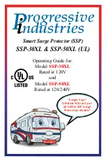 Progressive Industries SSP Series Operating Manual preview