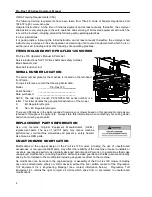 Preview for 8 page of Progressive Turf Equipment Pro-Flex 120 Operators Manual & Parts Lists