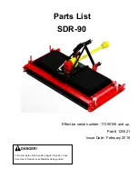 Preview for 33 page of Progressive Turf Equipment SDR 65 Operators Manual And Parts Lists