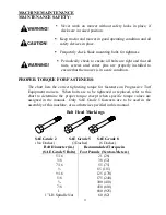 Preview for 26 page of Progressive Turf Equipment TDR-12 Operators Manual And Parts Lists