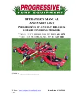 Progressive 526512C Operator'S Manual And Parts List preview