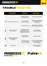 Preview for 11 page of Progressive Pulse-R Manual