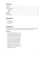 Preview for 4 page of ProHD DT-X7HUx2 User Manual