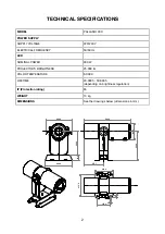 Preview for 4 page of PROIETTA PALLADIO 300 Instruction Manual