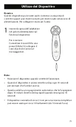 Preview for 71 page of PROJECT E BEAUTY PE098 Manual