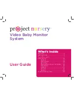 Предварительный просмотр 1 страницы Project Nursery PNM402 User Manual