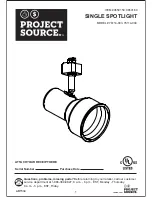 Project Source 0650159 User Manual preview