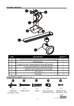 Preview for 2 page of Project Source 0650172 Manual