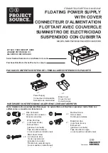 Preview for 1 page of Project Source E0304WH Installation Instructions Manual