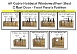 Preview for 9 page of Project Timber 20x6 Hobbyist Windowed Pent Shed Building Instructions