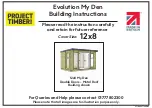 Project Timber Evolution My Den 12x8 Building Instructions preview